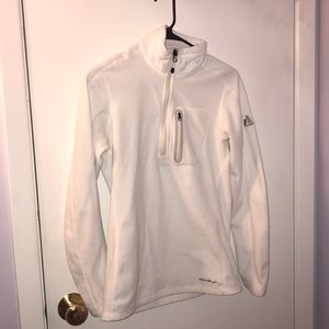 Worn once very good condition white zip up